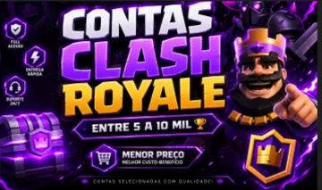 CONTAS CLASH ROYALE | CONTA FULL ACESSO - PERMANENTE [MENOR PREÇO DA GGMAX]