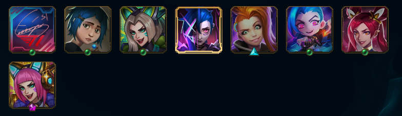 Conta LOL Full Champs e Valorant Jinx Exaltada (2017)