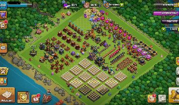 Conta Clash of Clans cv 16 full recem cv 17