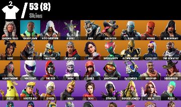 CONTA FORTNITE COM CALAMIDADE, SEASON 8 FULL, HOT MARAT E 53 SKINS