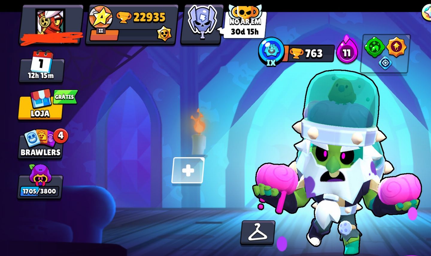 Melhor conta de braw stars 23k Trofeus (Venda rapida, promoção)