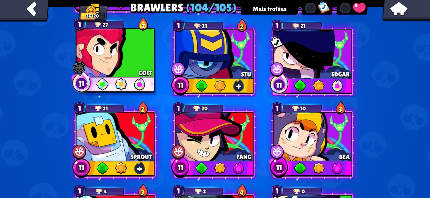 Conta de Brawl Stars rara (leia a descrição)