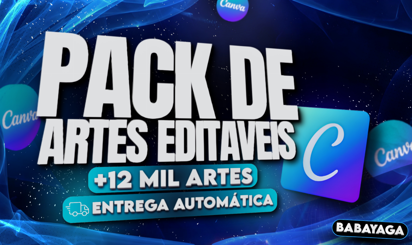 PACK CANVA PREMIUM - 12 MIL ARTES - 100% EDITÁVEL - (MELHOR PREÇO DA GGMAX!)