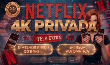 PROMOÇÃO | Netflix Premium 4K | 30 Dias | Entrega Automática