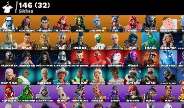 CONTA FN COM 146 SKINS-TRYHARDS