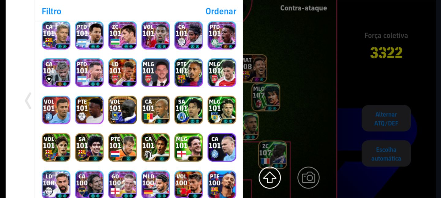 Conta efootbal mobile rara