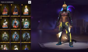 Conta Free Fire Com Várias Armas Atributadas e Skins Raras