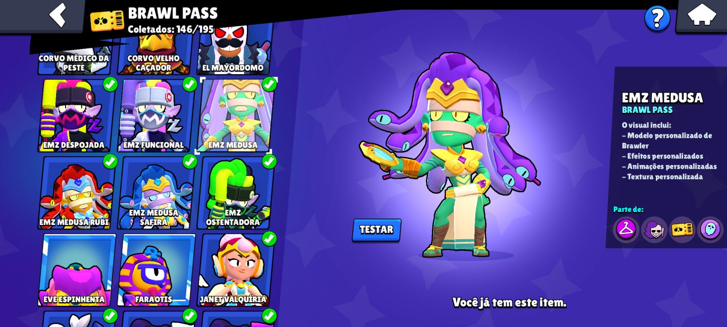 Conta Brawl Stars 26K troféus