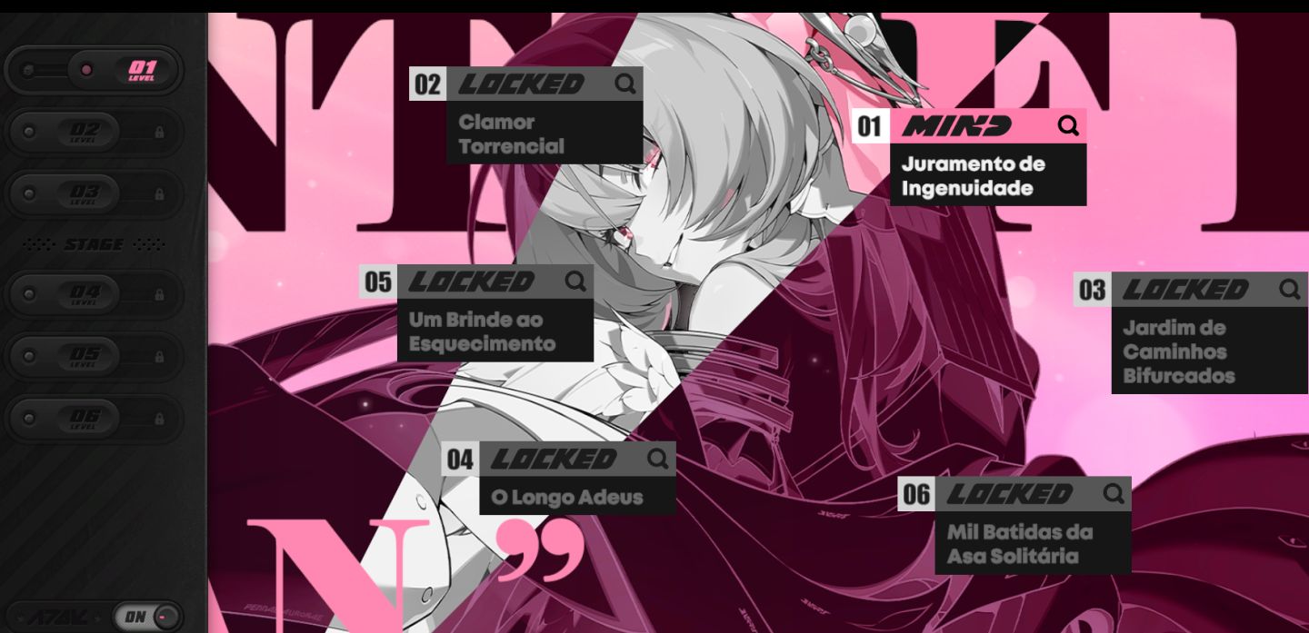 Conta ZZZ com Ramielle C1M1 e Sigrid C1M1 e mais personagens