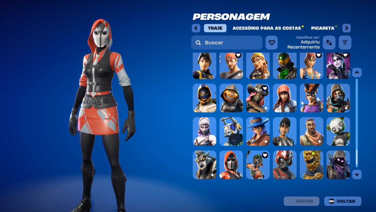CONTA FORTNITE RARÍSSIMA | WILDCAT + MACHADO LEVIATÃ | OG CAPÍTULO 1