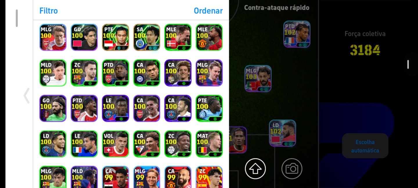 Conta efootball muito forte