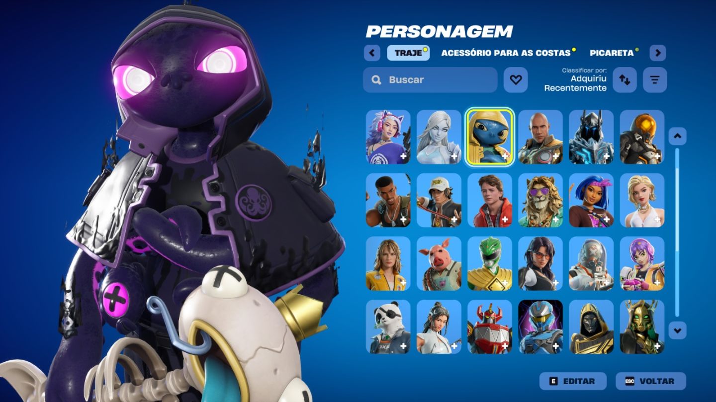 Conta de Fortnite com 43 Skins | Green Ranger | Promoção!