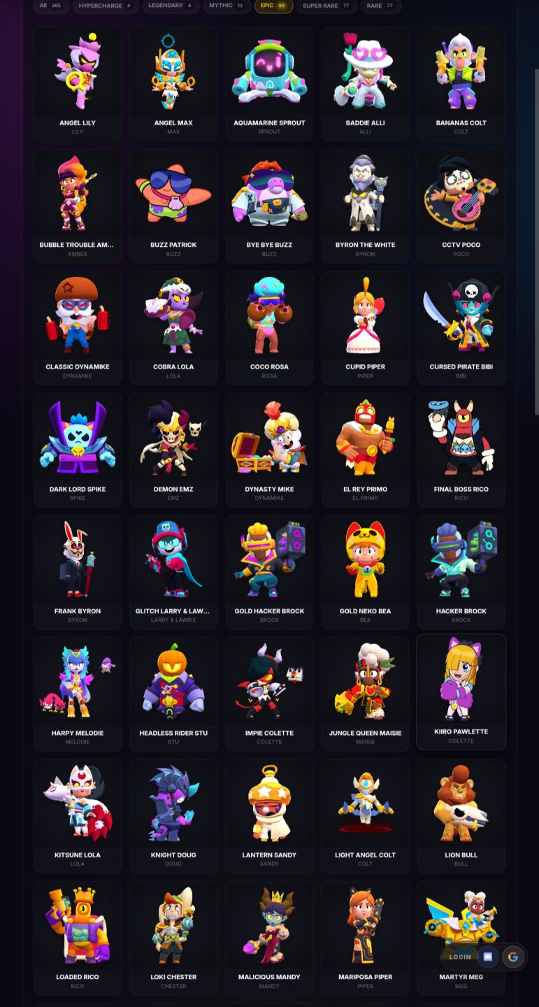 CONTA UPADA NO BRAWL STARS + SKIN DO 8 BIT VÍRUS (REMODEL)