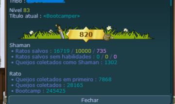 VENDA DE CONTA RARA +200K BOOTCAMP TRANSFORMICE