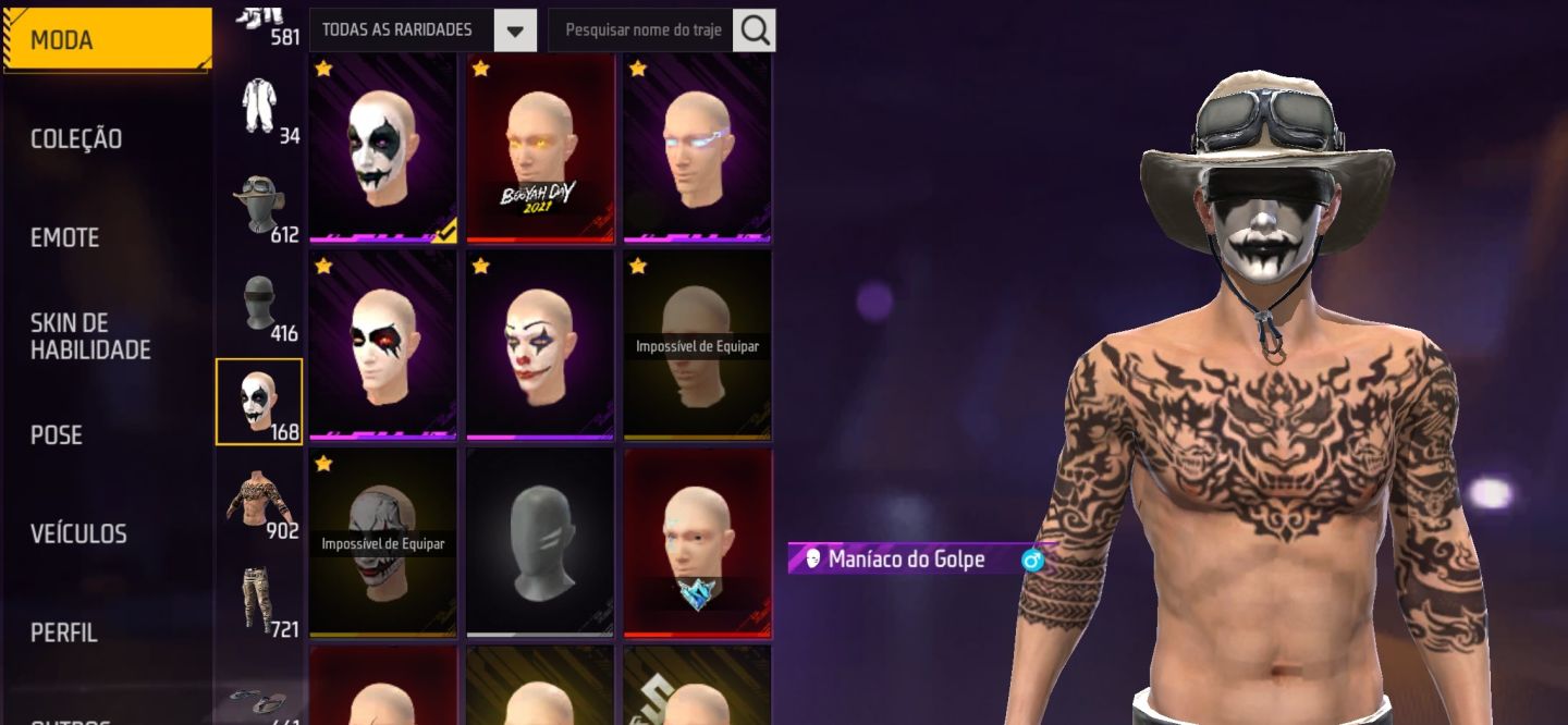 Conta prime 8 braba completa