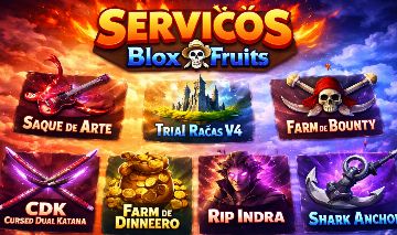 Serviços Blox Fruit. Contas Upadas, E frutas Fisicas, Mega Promoção compre ja.