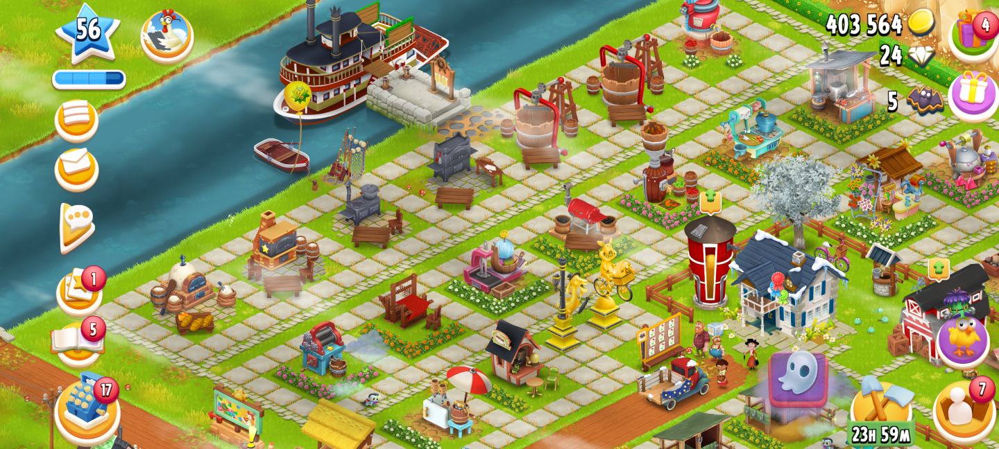 Conta Hay day nivel 56 a venda
