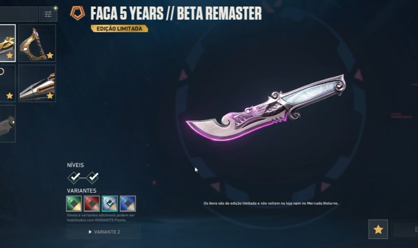 Conta Valorant com skins RARAS - Sem RANK