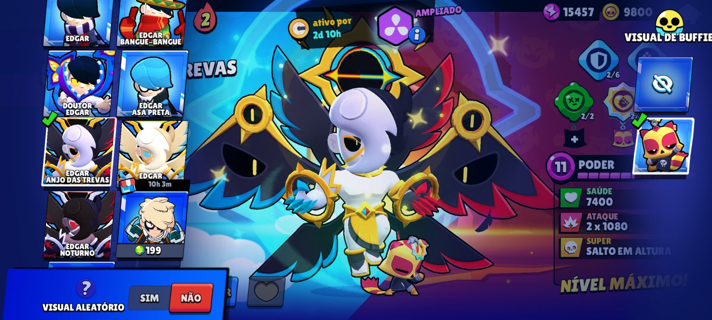 Conta de brawl stars 42k de troféus, desde 2019, várias skins
