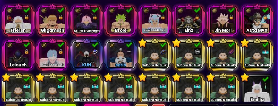 CONTA ANIME ASTRAL END GAME FULL GAMEPASS