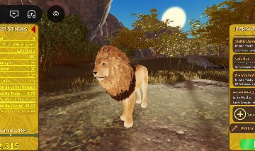 Conta Savana Life com Leão, Skin exclusiva e 25 Robux.(Entrega automática)