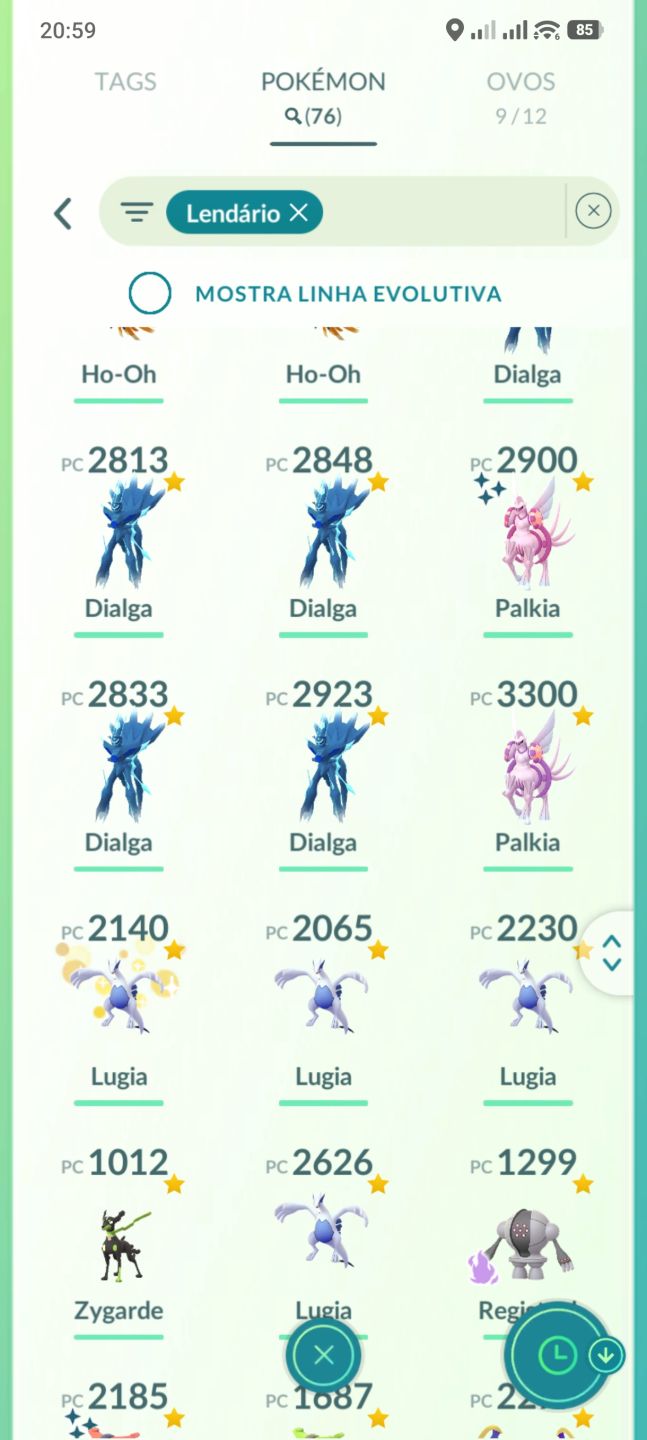 Conta Pokémon GO Lvl 40 | Lunala 100% IV | 76 Lendários, Shinys Meta, Eternatus