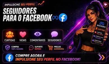 Facebook Seguidores | Curtidas | VIEWS | Alta qualidade