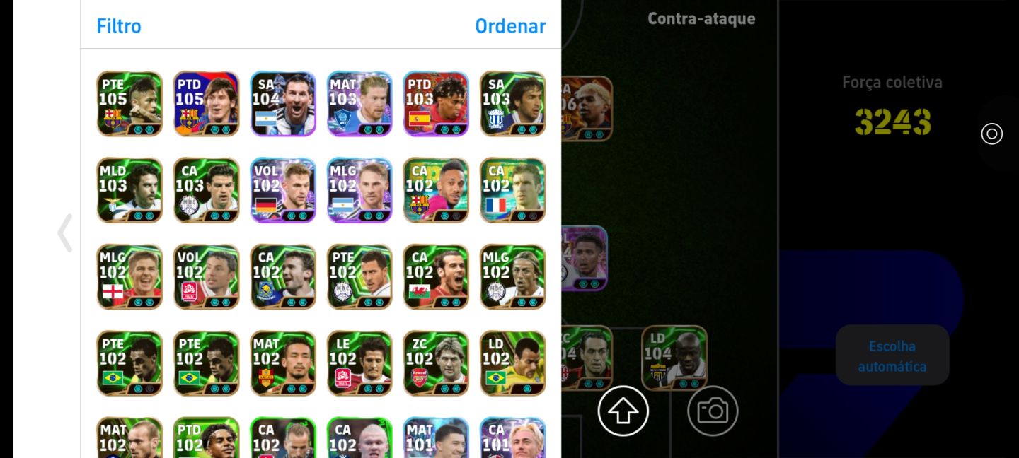 CONTA EFOOTBALL RARA! NEY 107 + YAMAL BLITZ + MESSI BLITZ + ROMARIO E+++!