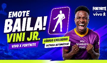 EMOTE BAILA VINI JR FORTNITE CÓDIGO ORIGINAL | ENTREGA AUTOMÁTICA | LIMITADO