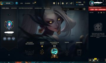 CONTA LVL 16 ( COM 2800 DE RP E 13 MIL ESSENCIAS AZUAIS)