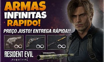 Resident Evil Requiem - Munição infinita (Armas e Bazuca) INICIO DO JOGO! (PS5)