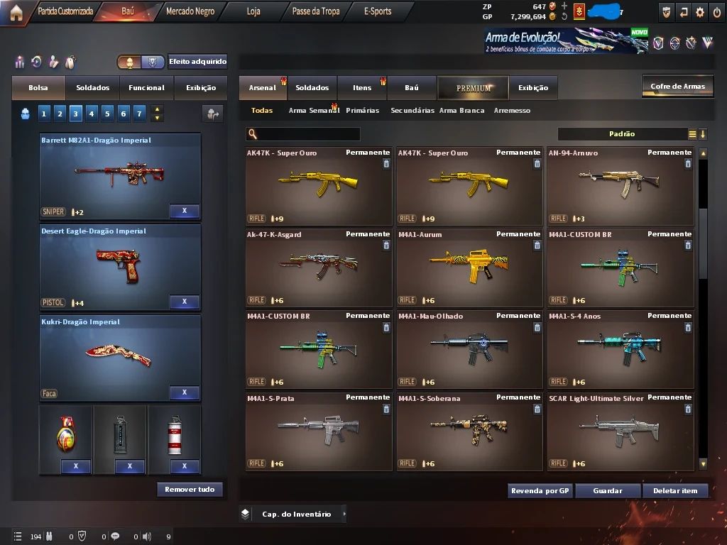 Conta Marechal 11vips lá swat