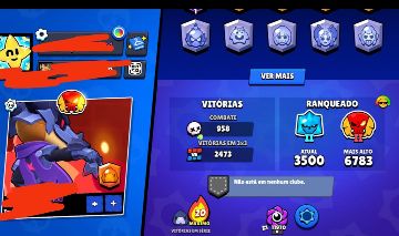 Conta Brawl Stars +230 skins!