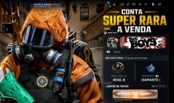 CONTA DE WARZONE EXTREMAMENTE RARA COM MYCHEL, RICK, VARIAS NUKES E ETC.