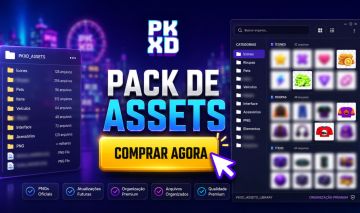 PACK DE ASSETS PK XD | PNGs OFICIAIS ORGANIZADOS