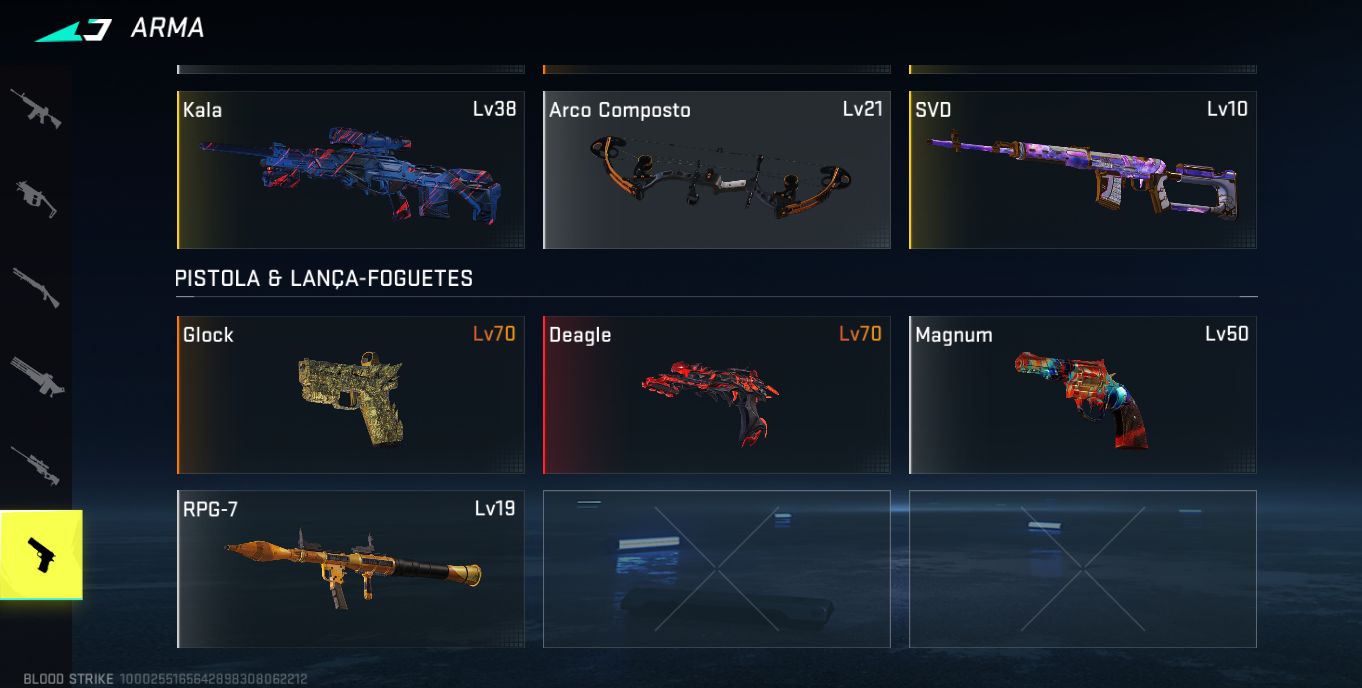 CONTA BLOODSTRIKE/FACAS/MUITAS SKINS/ COM MAIS DE 1000 DIAS