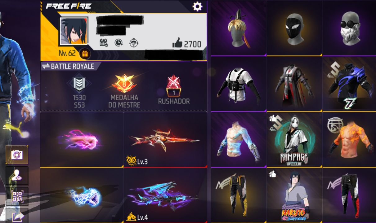 PRIME 5 | UMP E XM8 ATT 1X VEL | 2 ARMAS EVOLUTIVAS | 2 PUNHOS | ANGELICAIS