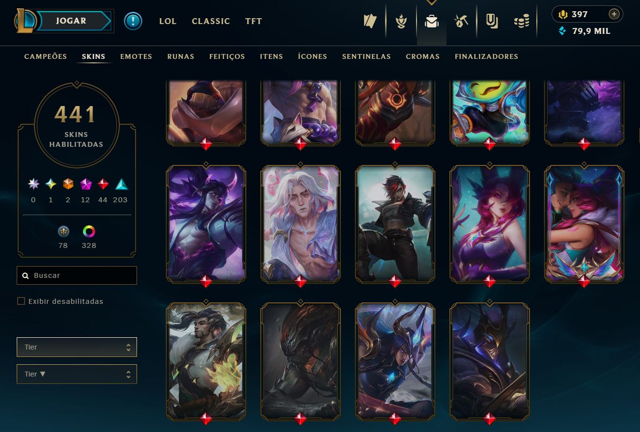 Conta LoL Nivel 700+ Com Skin JINX ARCANE e muito mais!