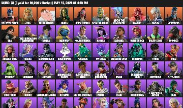 Conta Fortnite 78 Skins | Peter Griffin, Harley Quinn, Optimus