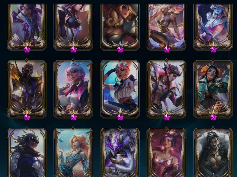 CONTA LOL LV 1016 | 466 SKINS | 407 EMOTES