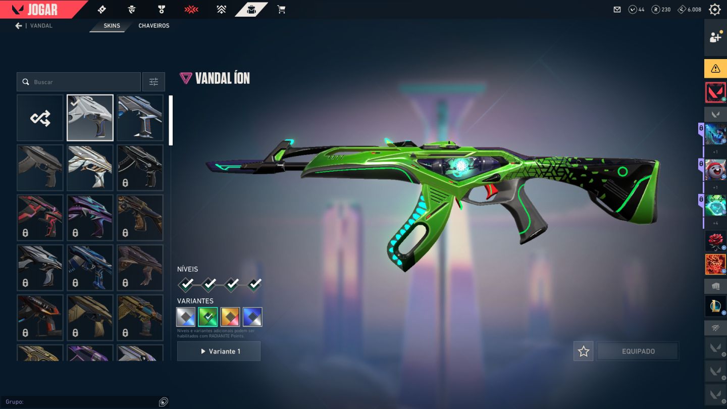 Conta Valorant Level 80 | Vandal Kuronami + Ion | Smurf