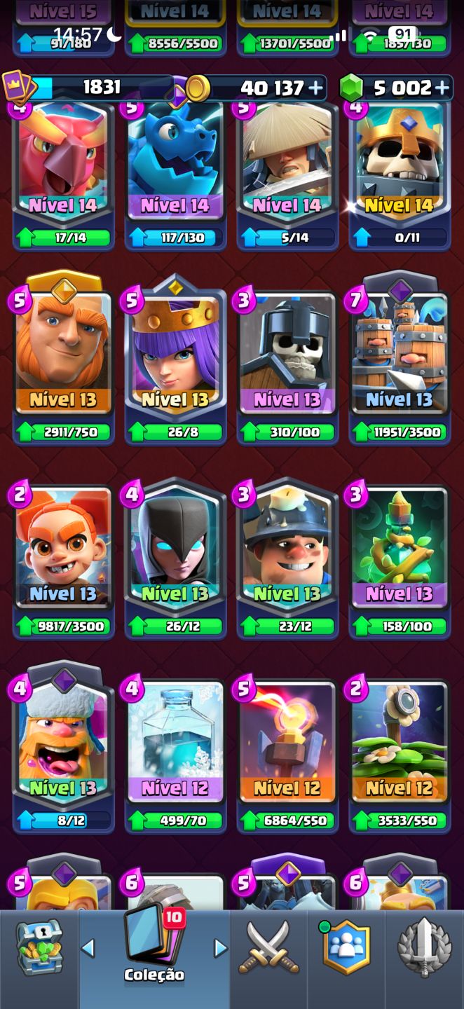 CONTA CLASH ROYALE GEMADA PRO PLAYER