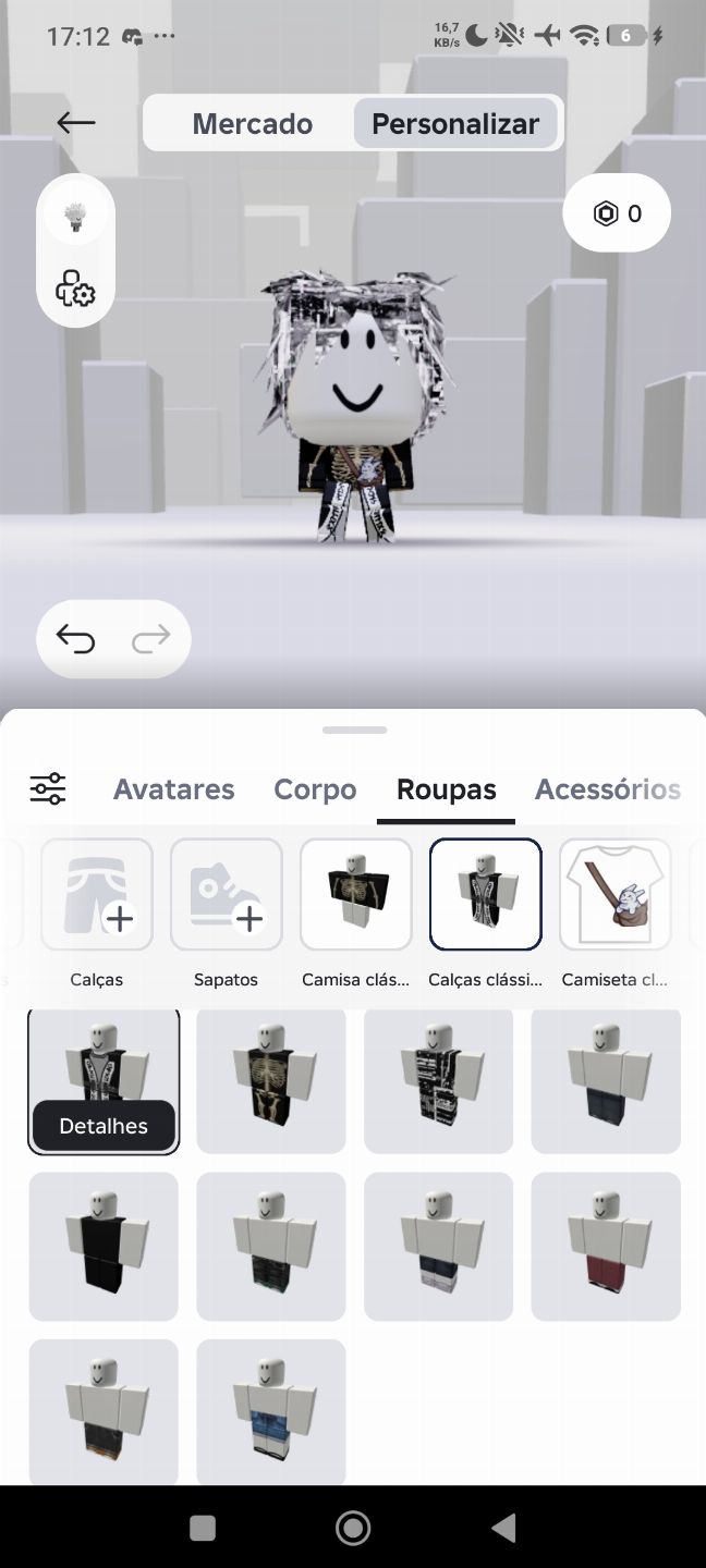 CONTA ROBLOX MASCULINA