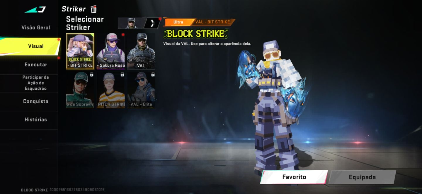 Blood strick, conta com zero eterno e faca Katar Selachian