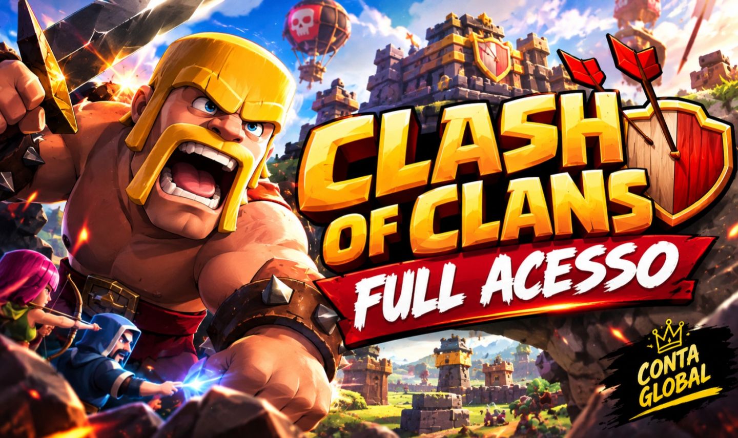 CONTAS CLASH OF CLANS | FULL ACESSO