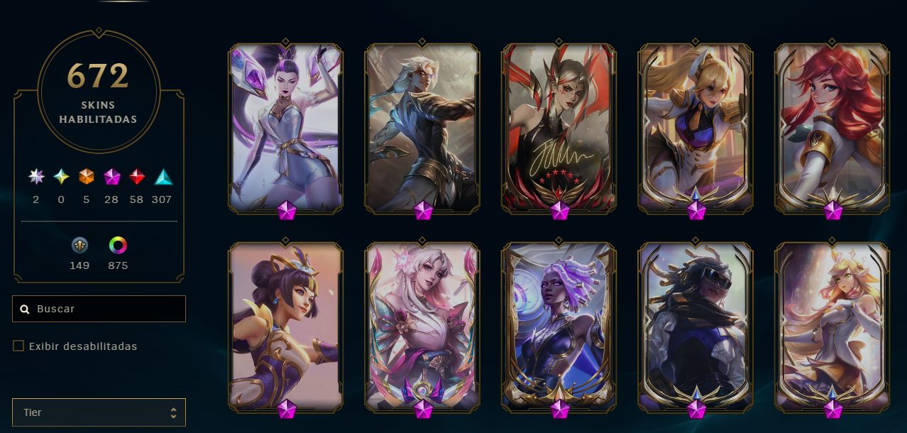 Conta do LoL desde 2015