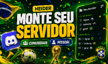 [PROMOÇÃO] CRIO SEU SERVIDOR NO DISCORD / SERVIDOR COM TAG