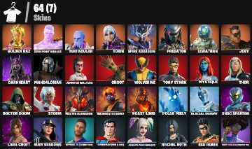 CONTA COM LARA CROFT, PASSE DA MARVEL, NEYMAR, MANDALORIANO E MUITAS SKINS