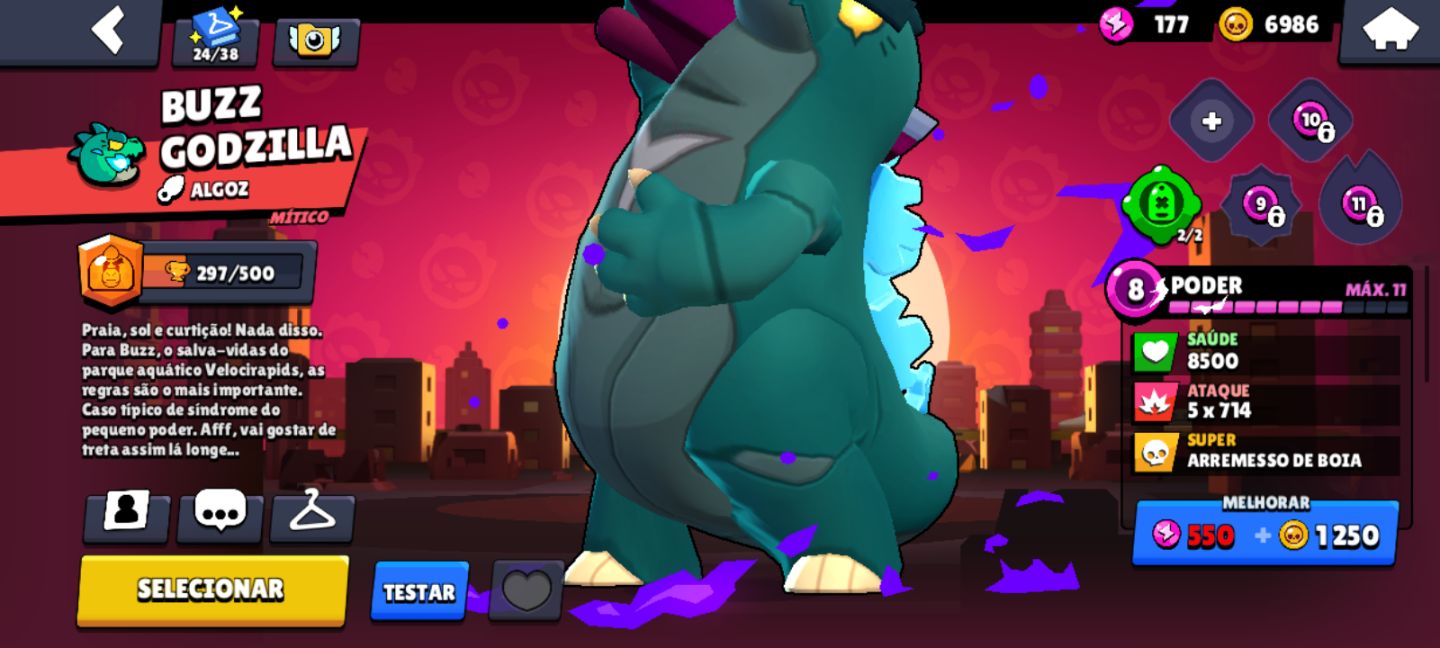 CONTA DE BRAWL STARS A CONTA ESTÁ COM 10% DE DESCONTO!!