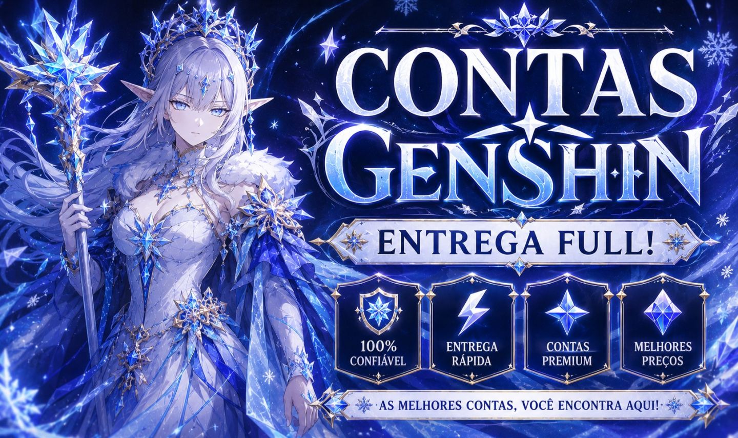 CONTAS GENSHIN IMPACT COM OS MELHORES PREÇOS!